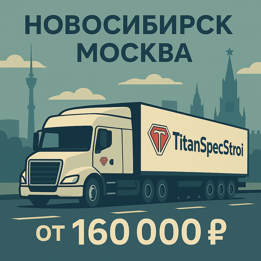 Транспортировка из Новосибирска в Москву