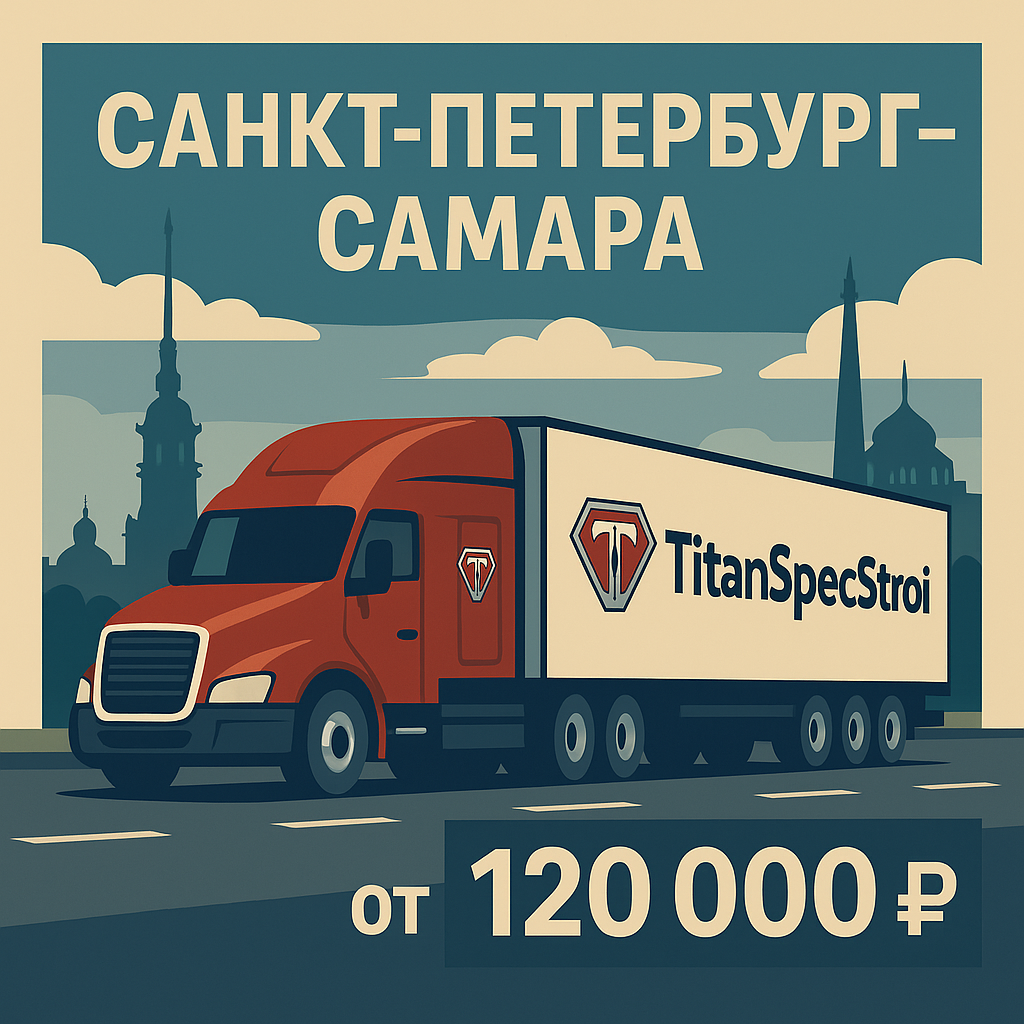 Транспортировка из Санкт-Петербурга в Самару